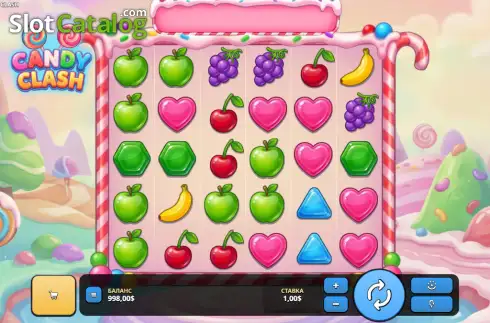 Οθόνη2. Candy Clash (GG Gaming) Κουλοχέρης