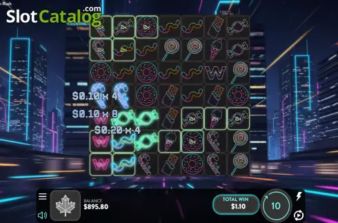 Οθόνη3. Neon Rush Κουλοχέρης