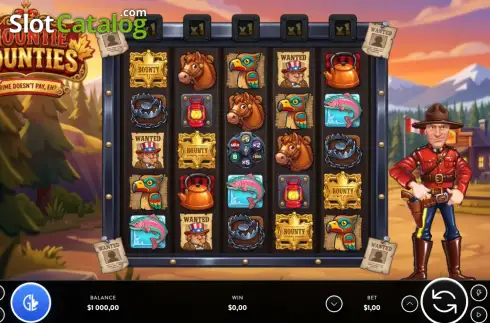 Οθόνη2. MOUNTIE BOUNTIES Κουλοχέρης