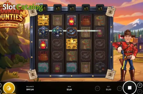 Οθόνη3. MOUNTIE BOUNTIES Κουλοχέρης