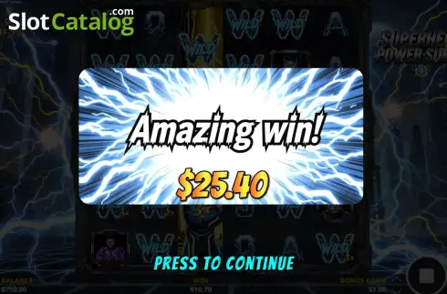 Οθόνη3. Superhero Power Surge Κουλοχέρης