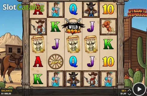 Οθόνη2. Dynamite Desperados Κουλοχέρης