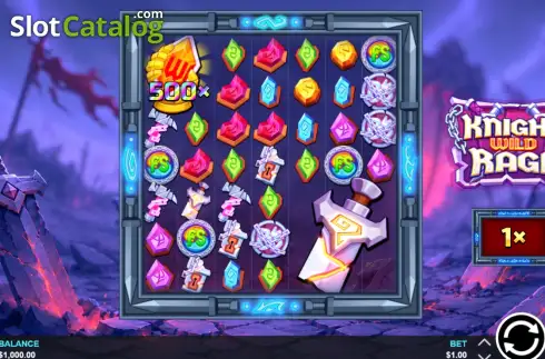 Οθόνη2. Knight Wild Rage Κουλοχέρης
