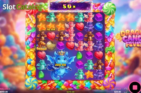 Οθόνη3. Dragon Candy Fever Κουλοχέρης