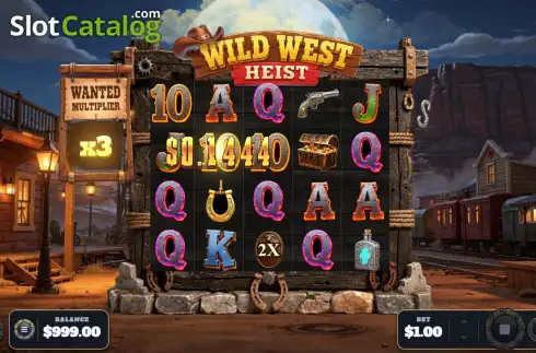 Οθόνη3. Wild West Heist Κουλοχέρης