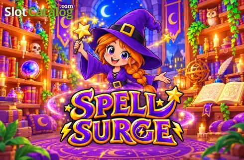 Spell Surge Λογότυπο Spell Surge Λογότυπο