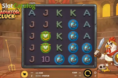 Οθόνη2. Gladiator Cluck Κουλοχέρης