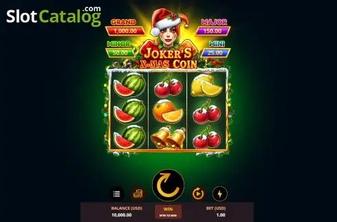 Οθόνη2. Joker's X-mas Coin Κουλοχέρης