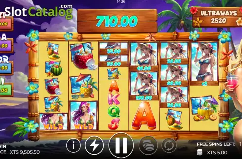 Οθόνη3. Beach Babe Riches Κουλοχέρης