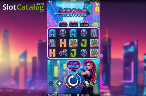 Οθόνη2. Vegas Nightcode Κουλοχέρης
