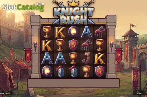 Οθόνη2. Knight Rush Κουλοχέρης