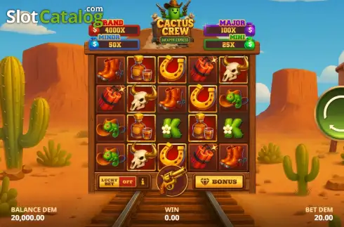Οθόνη2. Cactus Crew: Jackpot Express Κουλοχέρης