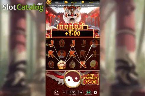 Οθόνη4. Fortune Lions (Hotdog Gaming) Κουλοχέρης