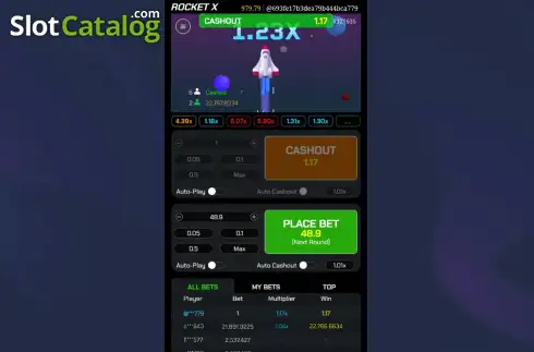Οθόνη3. Rocket X (Hotdog Gaming) Κουλοχέρης