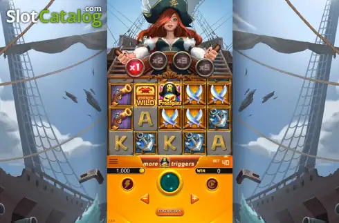 Οθόνη2. Gold Pirate Κουλοχέρης 