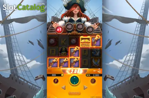 Οθόνη3. Gold Pirate Κουλοχέρης 