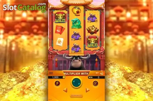 Οθόνη2. Fortune Bull (Hotdog Gaming) Κουλοχέρης