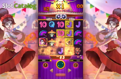 Οθόνη3. Dead Fiesta Party Κουλοχέρης 