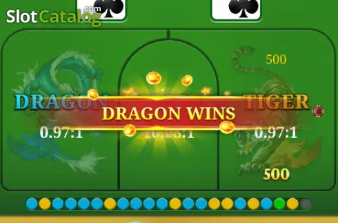 Οθόνη3. Dragon Tiger Fight (Hotdog Gaming) Κουλοχέρης 