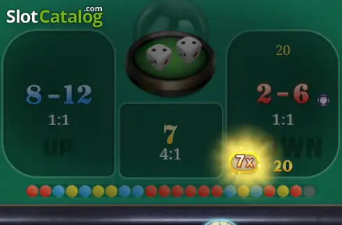 Οθόνη3. 7 Up 7 Down (Hotdog Gaming) Κουλοχέρης