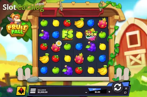 Οθόνη2. Fruit Fall (Hyper Play) Κουλοχέρης 