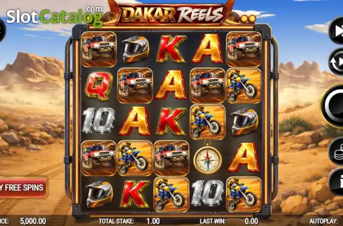 Οθόνη2. Dakar Reels Κουλοχέρης