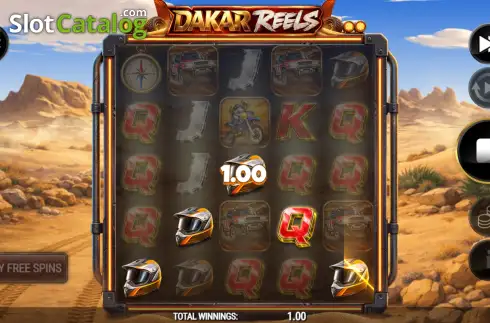 Οθόνη3. Dakar Reels Κουλοχέρης