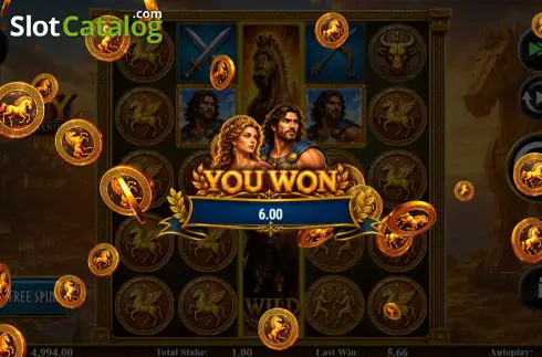 Οθόνη3. Troy Fall of Legends Κουλοχέρης