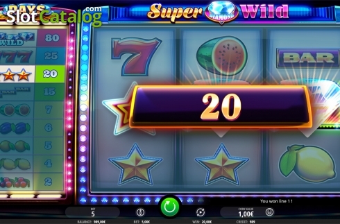 Οθόνη6. Super Diamond Wild Κουλοχέρης