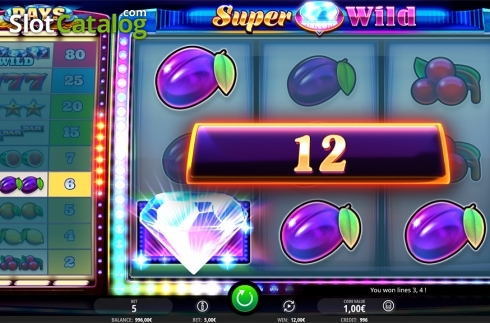 Οθόνη7. Super Diamond Wild Κουλοχέρης