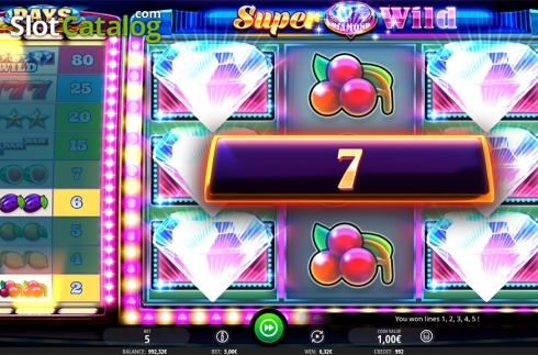 Οθόνη8. Super Diamond Wild Κουλοχέρης