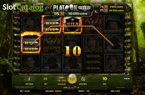 Αγριος. Platoon Wild Κουλοχέρης