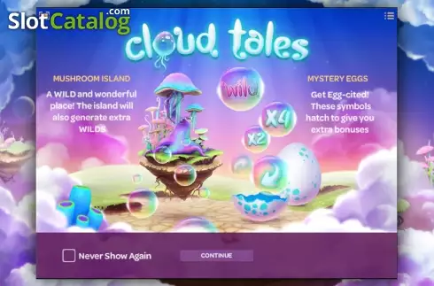 Τα χαρακτηριστικά του παιχνιδιού. Cloud Tales Κουλοχέρης