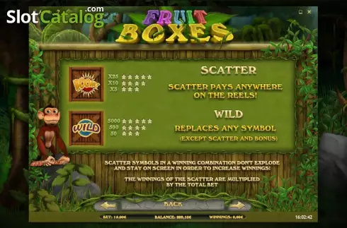 Πίνακας πληρωμών 4. Fruit Boxes Κουλοχέρης 