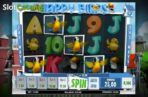 Νίκη. Happy Birds Κουλοχέρης
