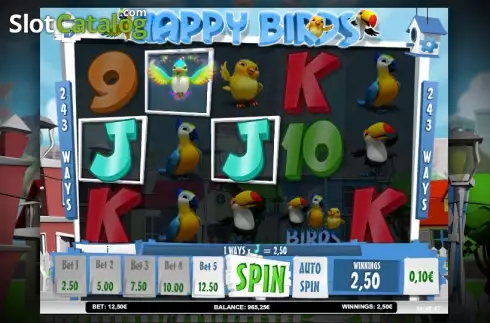Αγριος. Happy Birds Κουλοχέρης