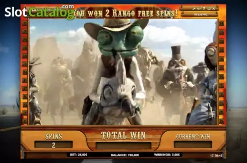 Δωρεάν περιστροφές. Jackpot Rango Κουλοχέρης