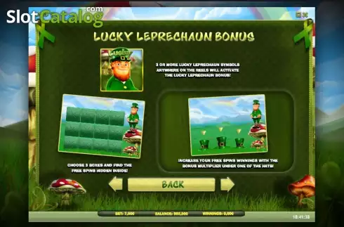 Πίνακας πληρωμών 2. Lucky Leprechaun (iSoftBet) Κουλοχέρης
