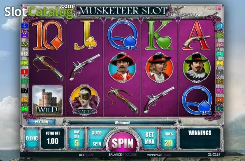 Ροδέλες. Musketeer Slot Κουλοχέρης 