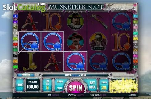 Νίκη. Musketeer Slot Κουλοχέρης 