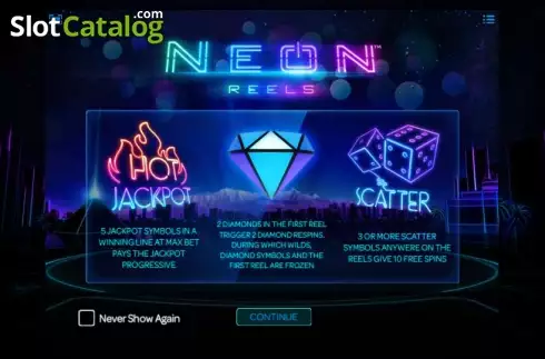 Τα χαρακτηριστικά του παιχνιδιού. Neon Reels Κουλοχέρης