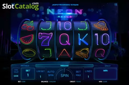 Ροδέλες. Neon Reels Κουλοχέρης
