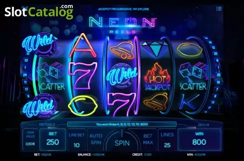 Αγριος. Neon Reels Κουλοχέρης