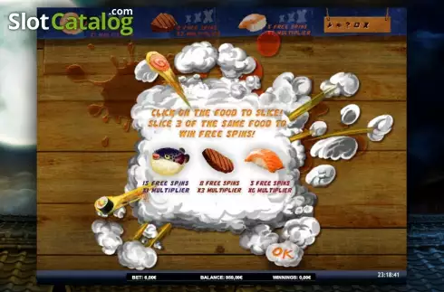 Παιχνίδι μπόνους 1. Ninja Chef Κουλοχέρης