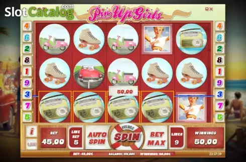 Νίκη. Pin Up Girls (iSoftBet) Κουλοχέρης