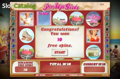 Δωρεάν περιστροφές. Pin Up Girls (iSoftBet) Κουλοχέρης