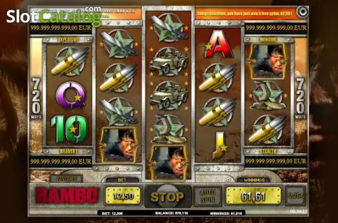 Σκορπίζω. Rambo (iSoftBet) Κουλοχέρης