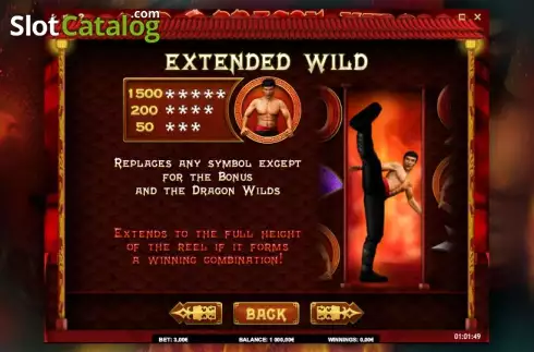 Πίνακας πληρωμών 2. Red Dragon Wild Κουλοχέρης