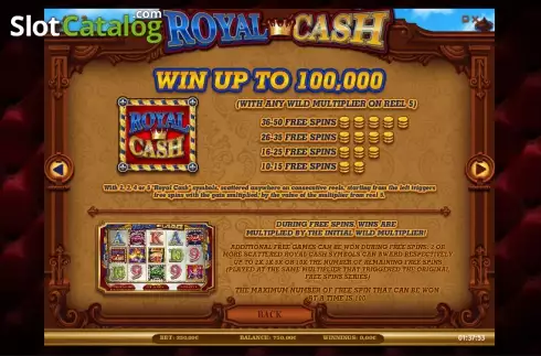 Πίνακας πληρωμών 1. Royal Cash Κουλοχέρης 