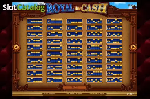 Πίνακας πληρωμών 5. Royal Cash Κουλοχέρης 